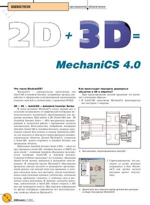 2D + 3D = MechaniCS 4.0