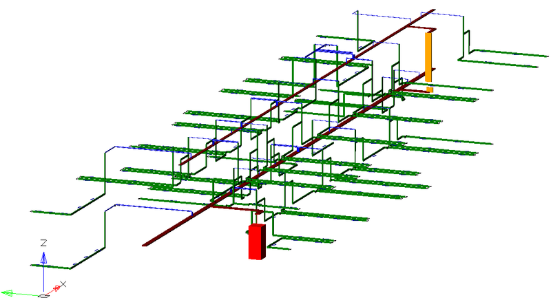 nanoCAD BIM СКС. 3D-модель кабельных каналов