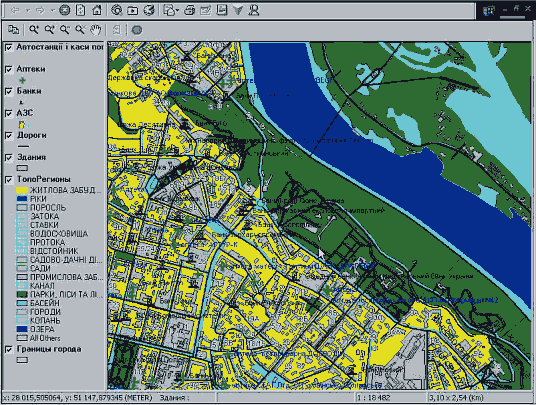 Карты некоторых городов России и Украины благодаря MapGuide уже доступны в Интернет