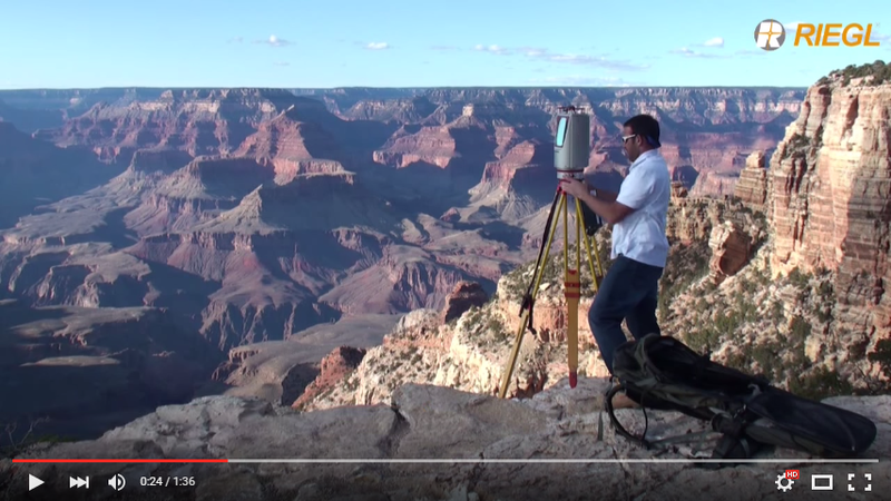 Практическое сканирование на примере создания трехмерной модели Большого каньона